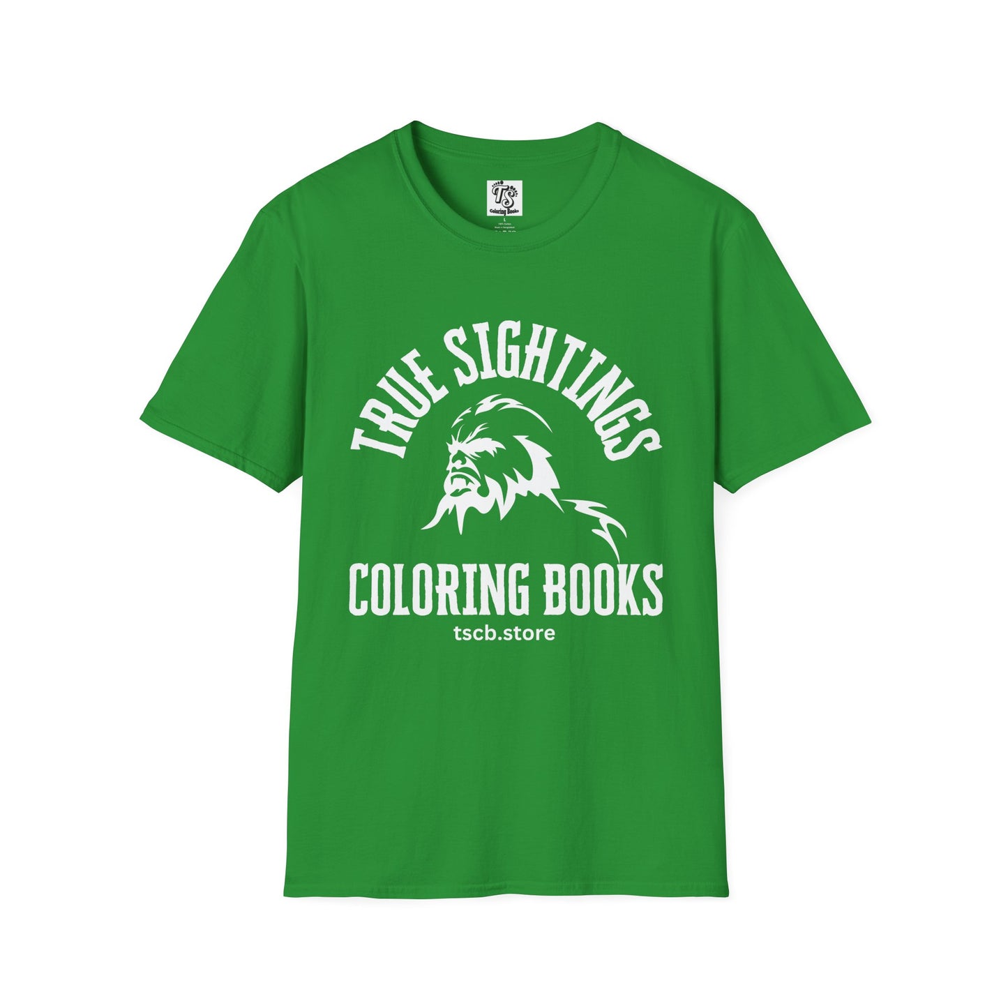Bigfoot True Sightings Coloring Books Unisex T-Shirt