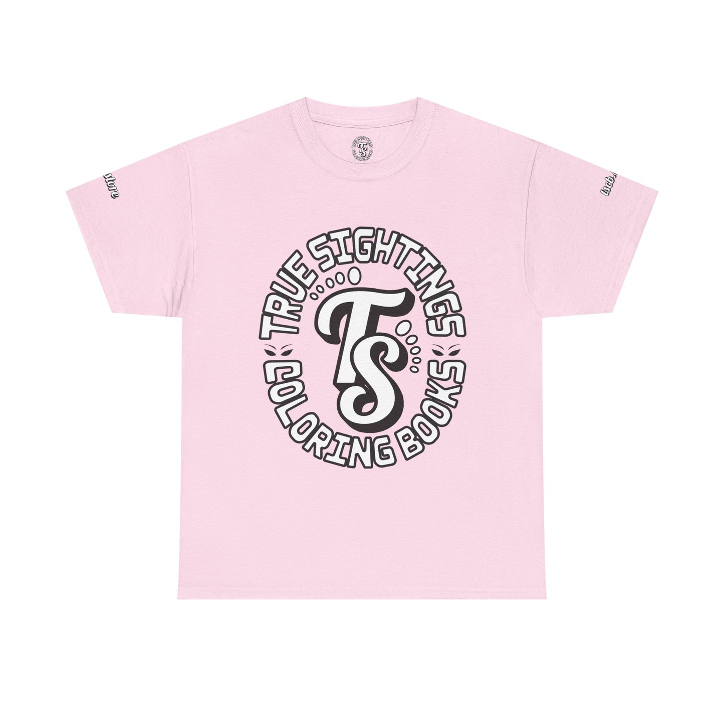 True Sightings Unisex Heavy Cotton Tee - Bigfoot Coloring Book Design