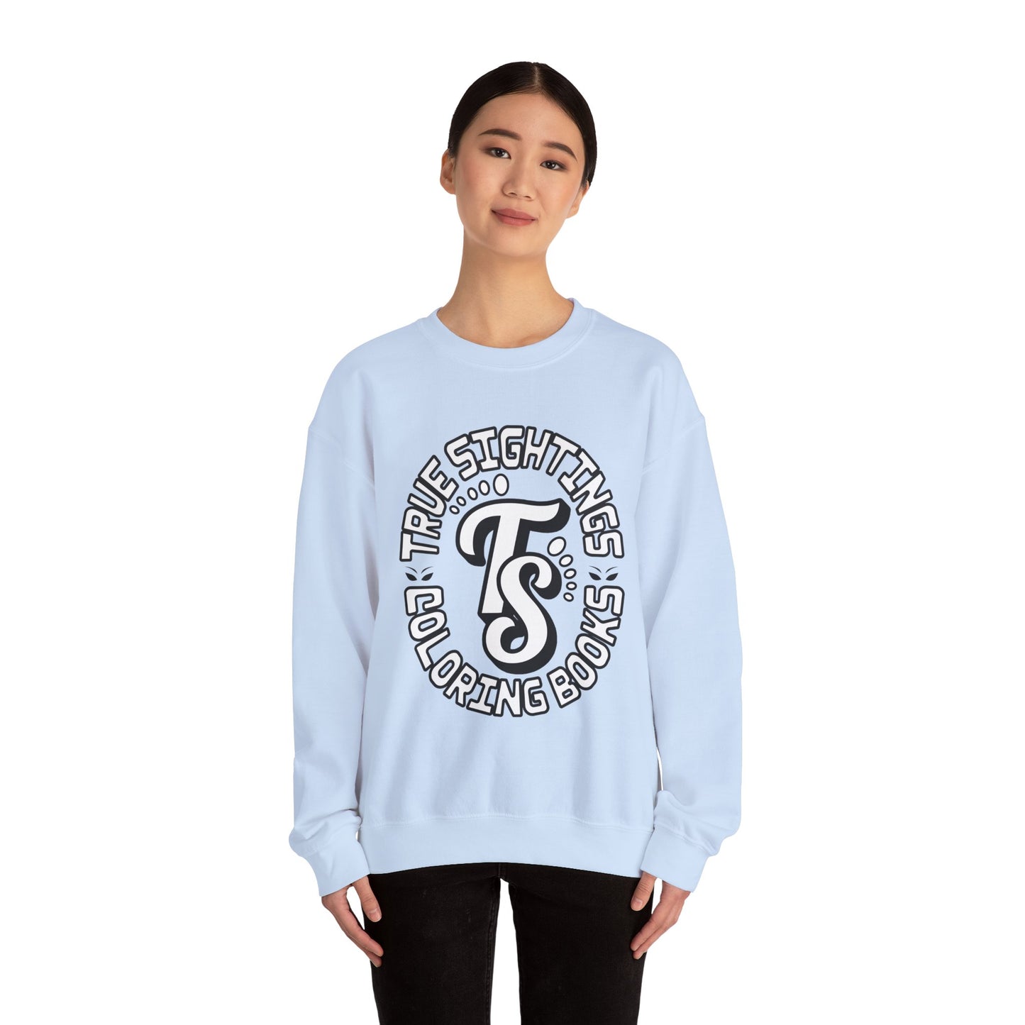True Sightings Coloring Books Sweatshirt - Unisex Heavy Blend Crewneck