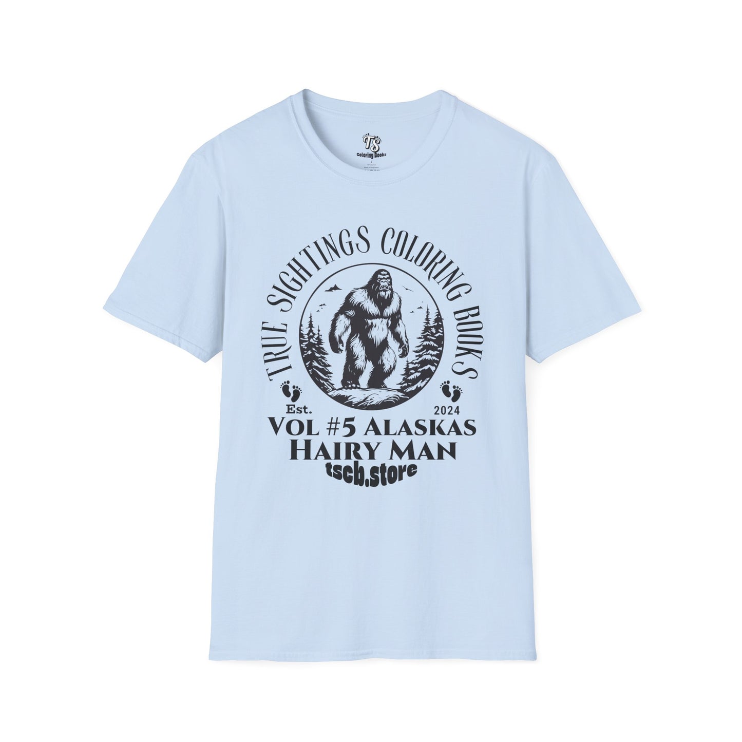 Sasquatch Adventure T-Shirt - True Sightings Coloring Book Series