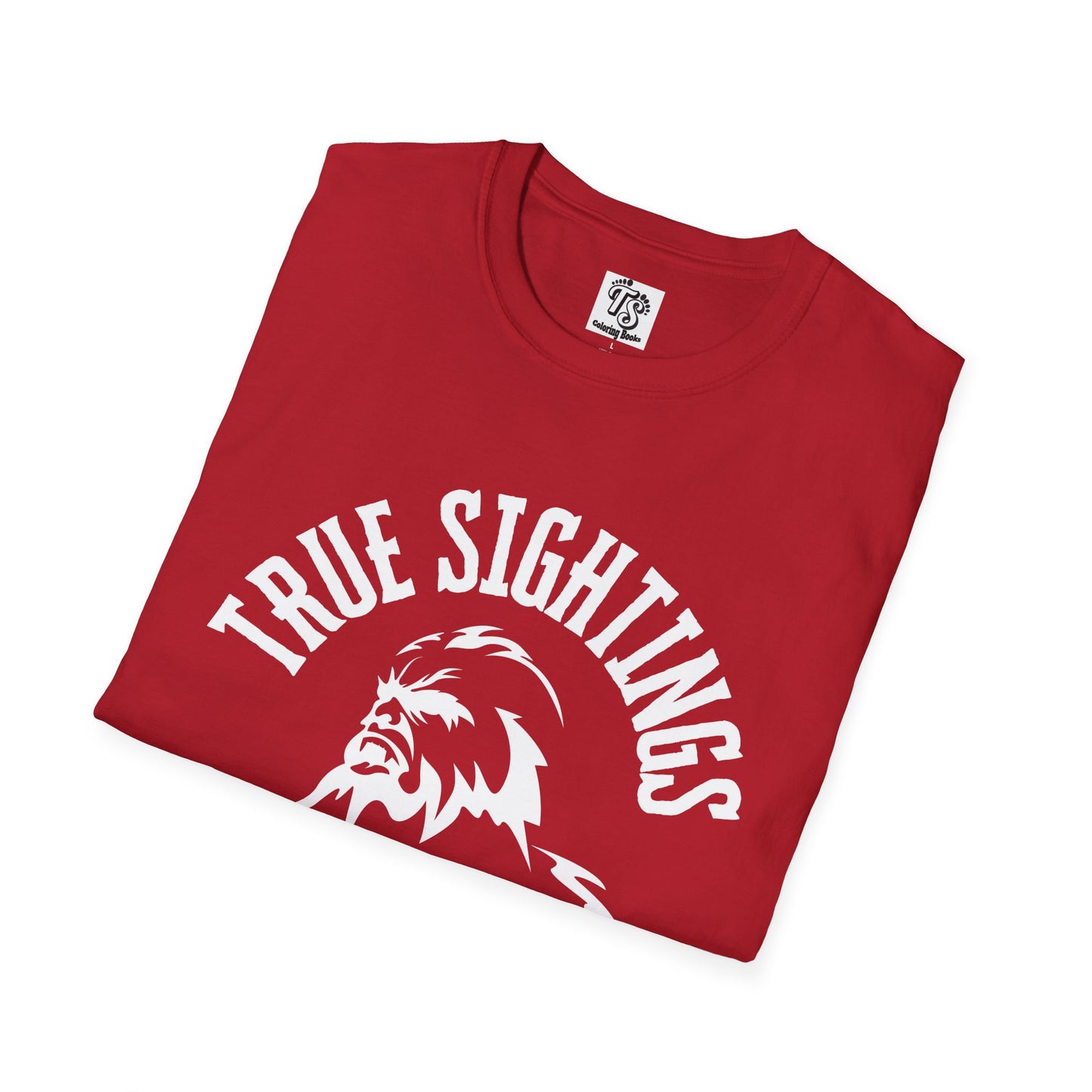 Bigfoot True Sightings Coloring Books Unisex T-Shirt