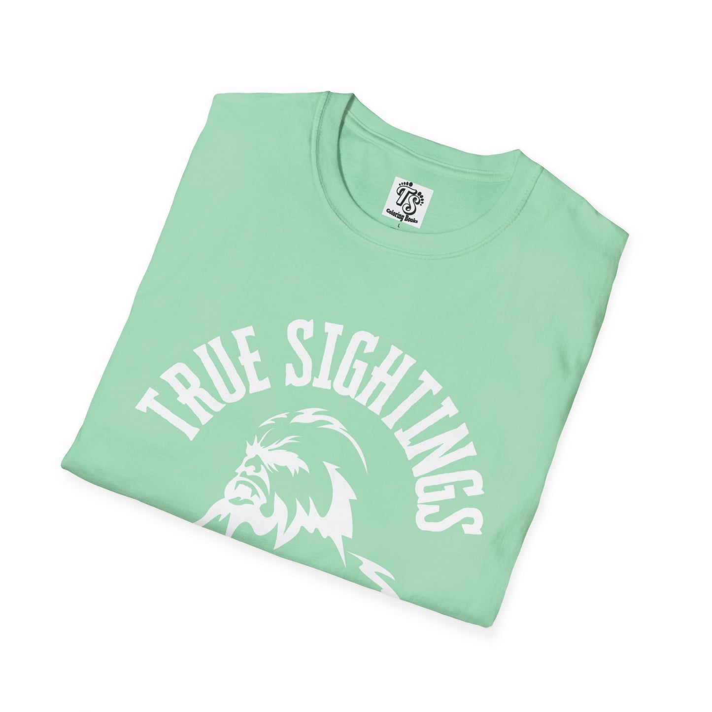 Bigfoot True Sightings Coloring Books Unisex T-Shirt