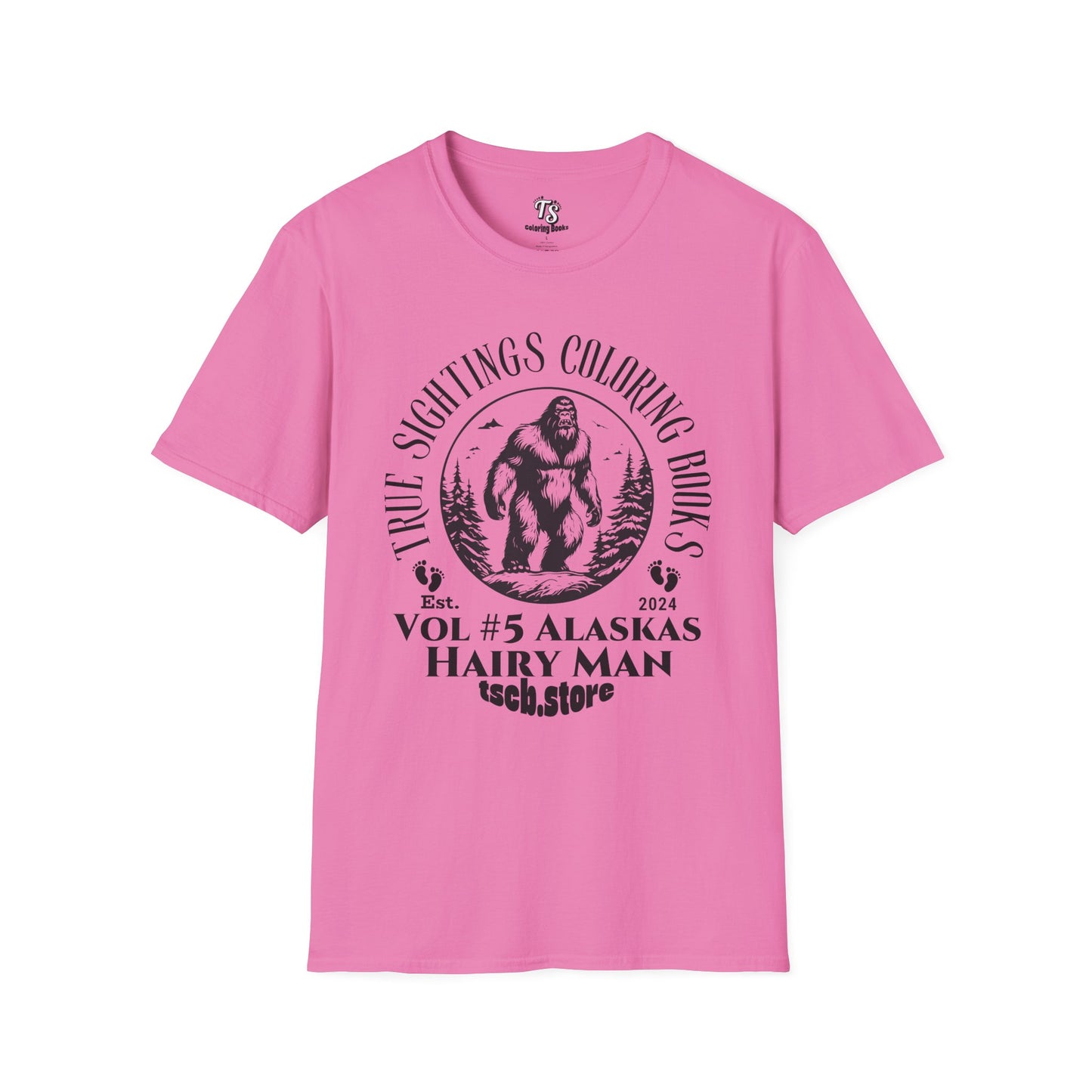 Sasquatch Adventure T-Shirt - True Sightings Coloring Book Series