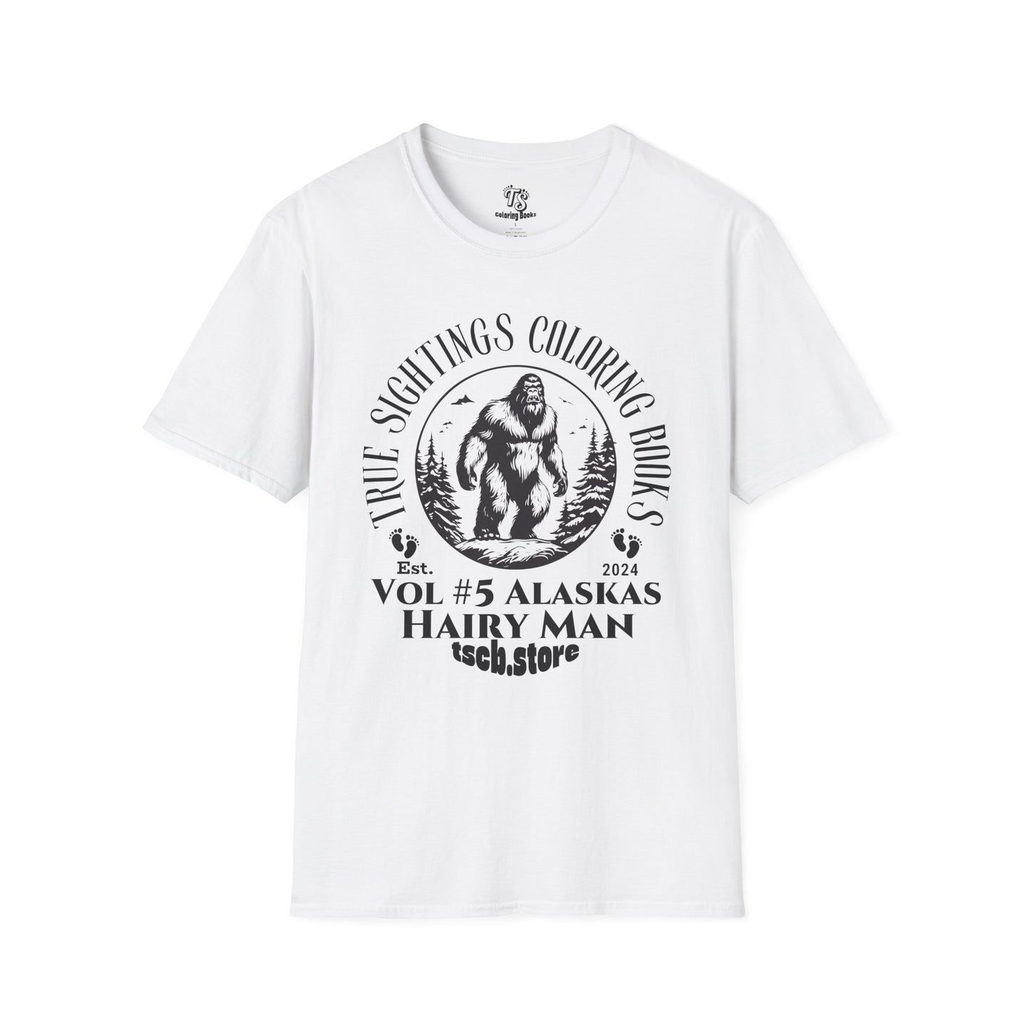 Sasquatch Adventure T-Shirt - True Sightings Coloring Book Series